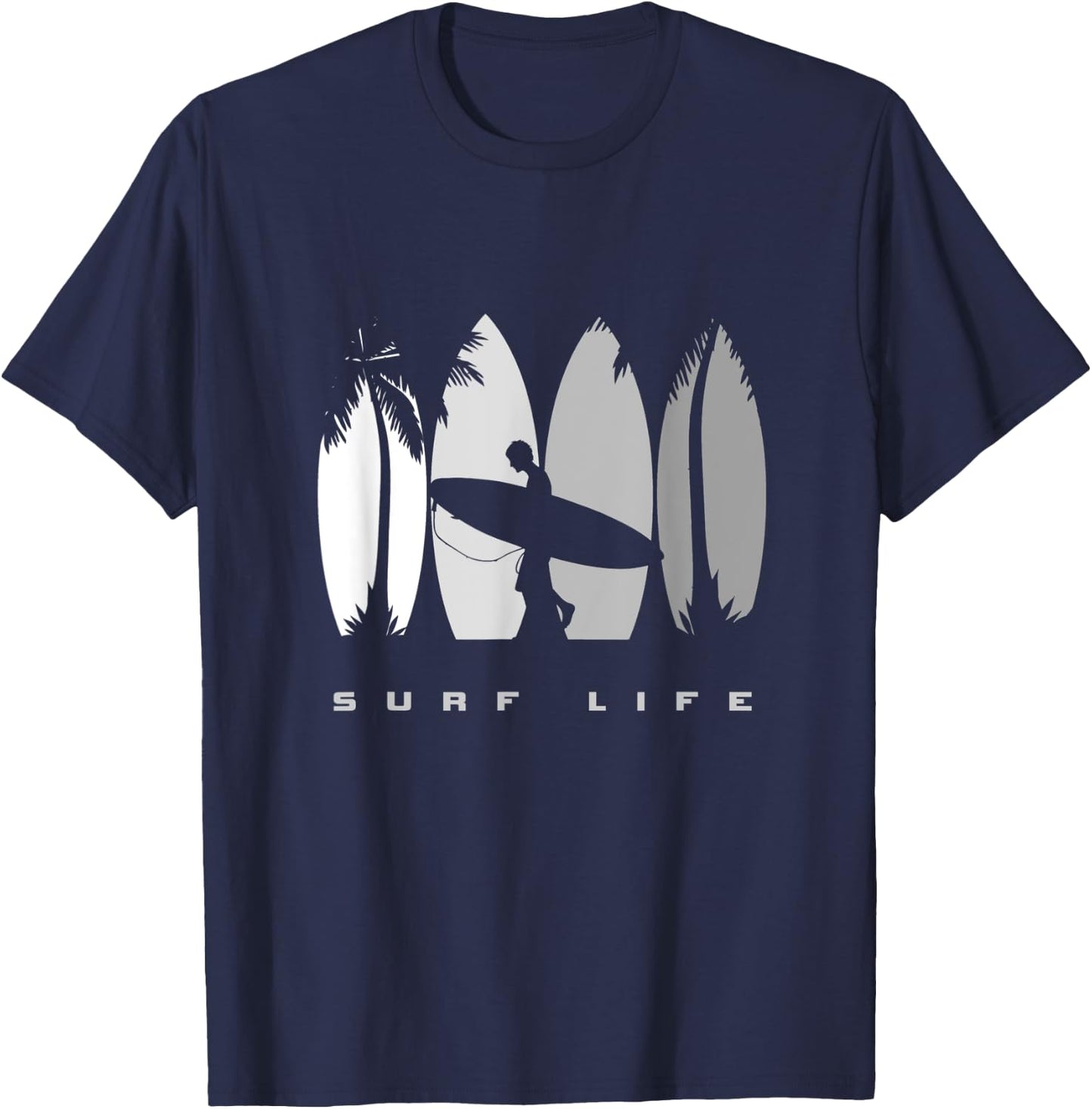 Surfing Surf Apparel - Surfer Surf T-Shirt - T-Shirt | Navy