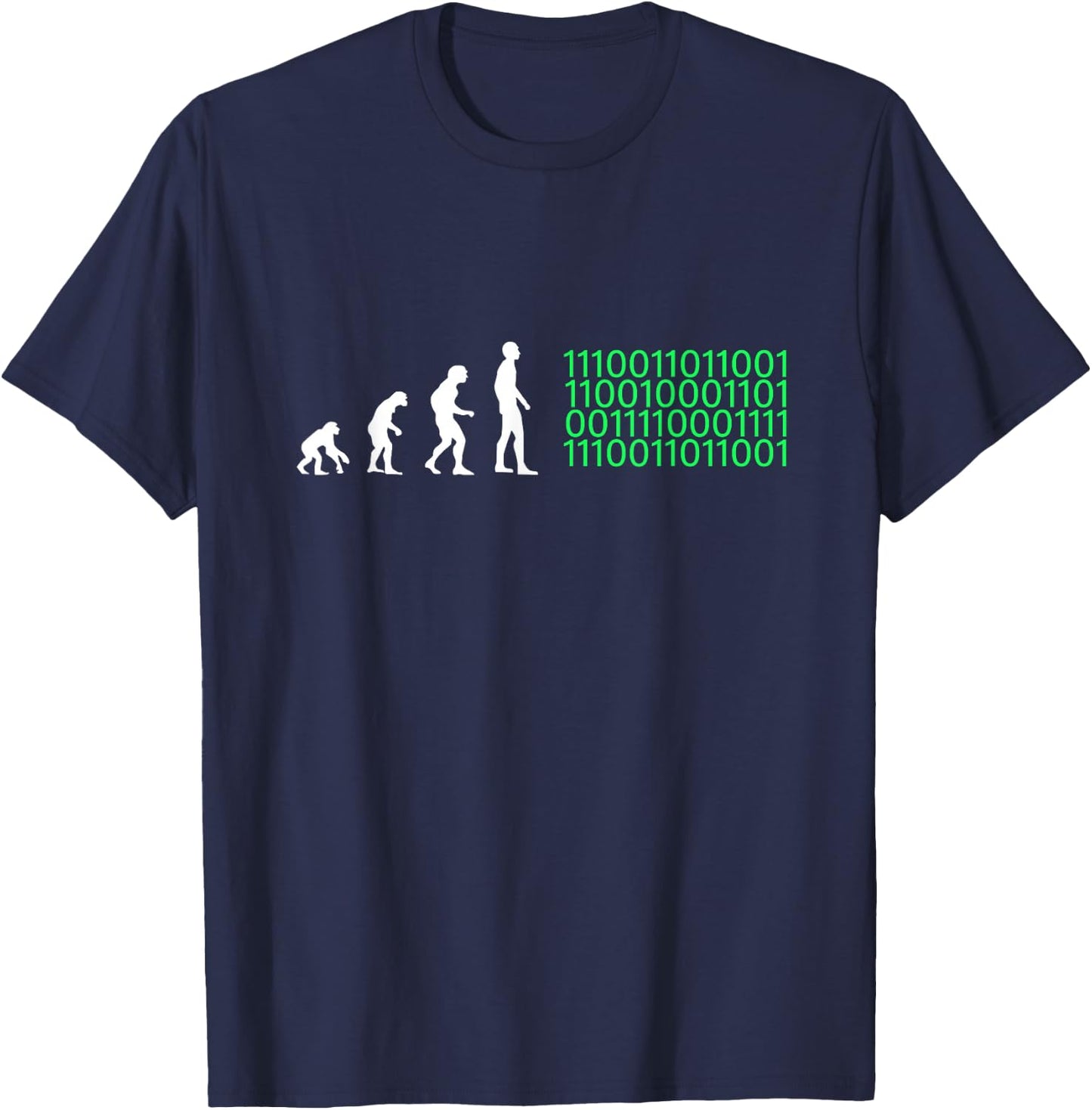 Programmer Evolution Artificial intelligence T-Shirt - T-Shirt | Navy