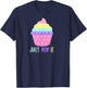 Cupcake Just Pop It Pop Fidget Toy Funny T-Shirt - T-Shirt | Navy