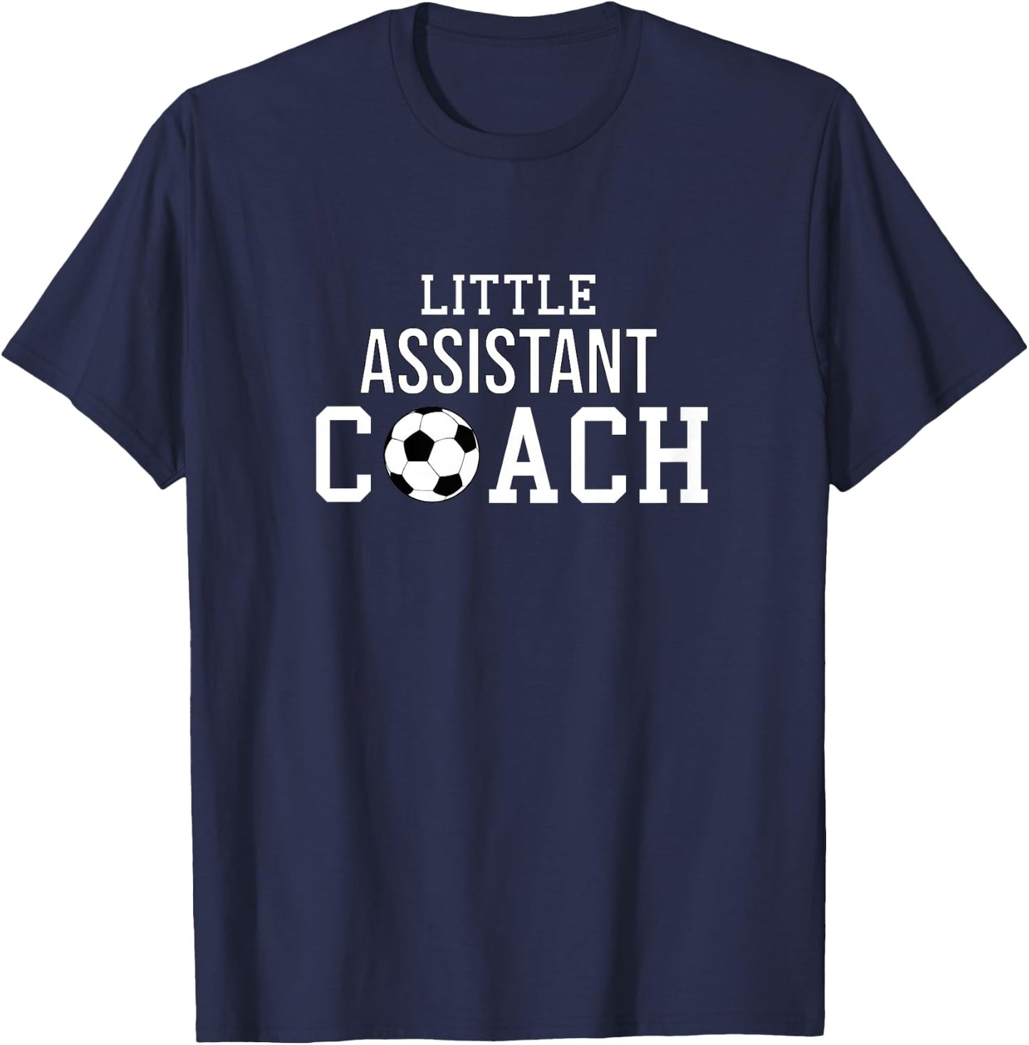 Soccer Coach Shirt - Little Assistant Coach Child Helper T-Shirt - T-Shirt | Navy