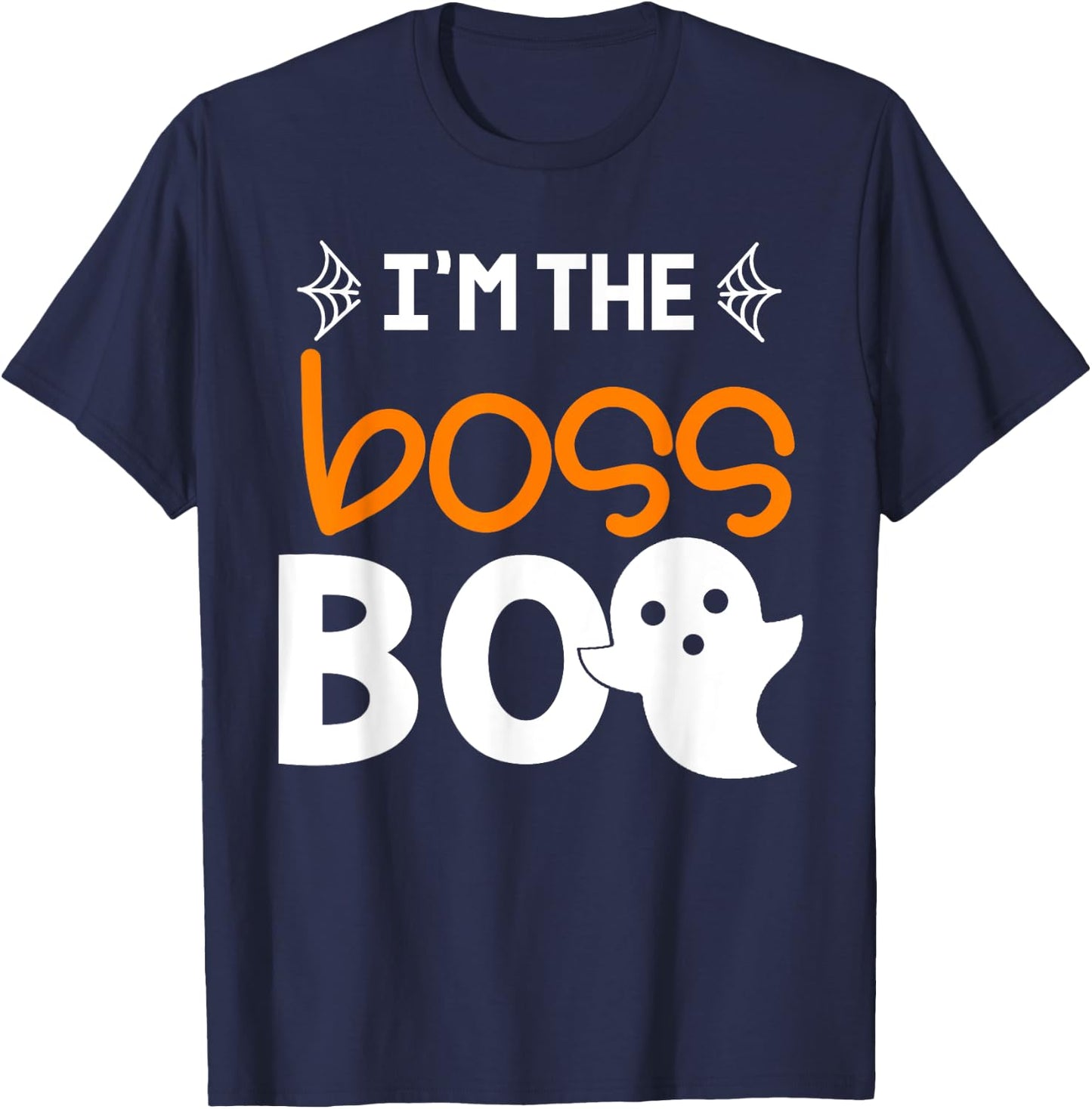Boss Boo Shirt Family Costume Halloween PJs T-Shirt - T-Shirt | Navy