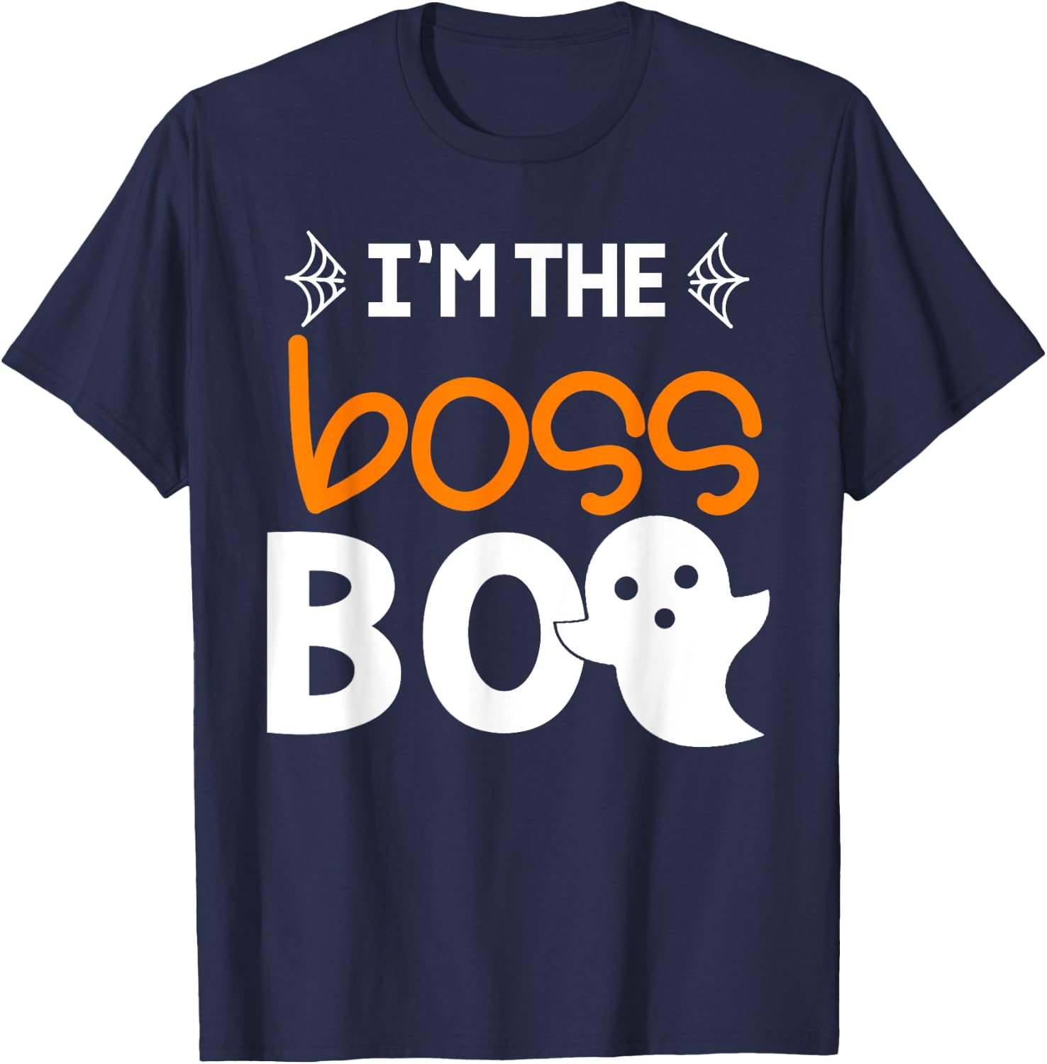 Boss Boo Shirt Family Costume Halloween PJs T-Shirt - T-Shirt | Navy