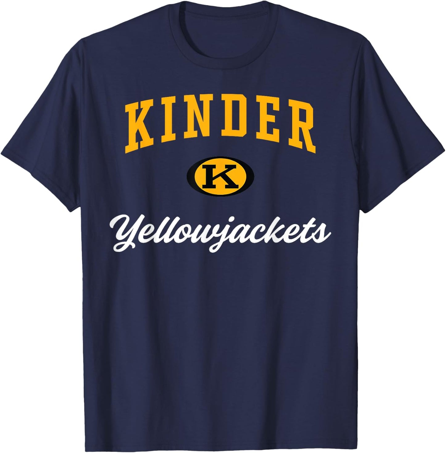 Kinder High School Yellowjackets C3 T-Shirt - T-Shirt | Navy