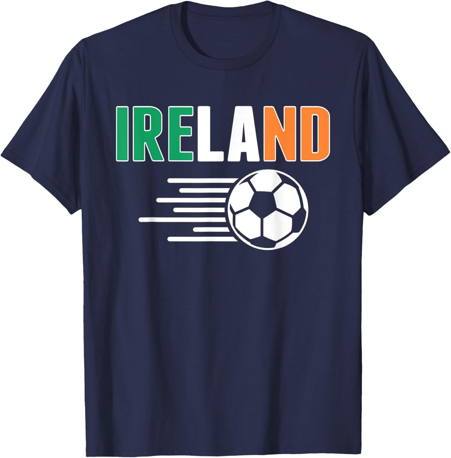 Proud Ireland Soccer Fans Jersey - Support Irish Football T-Shirt - T-Shirt | Navy