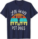 Lift Heavy Pet Dogs Gift A Weightlifter Or Powerlifter T-Shirt - T-Shirt | Navy