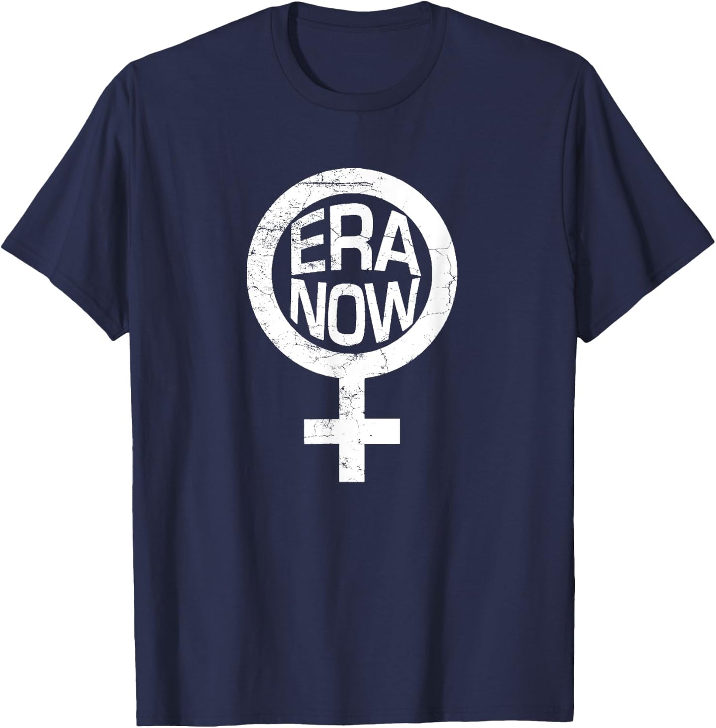 ERA NOW equal rights amendment women used look T-Shirt - T-Shirt | Navy