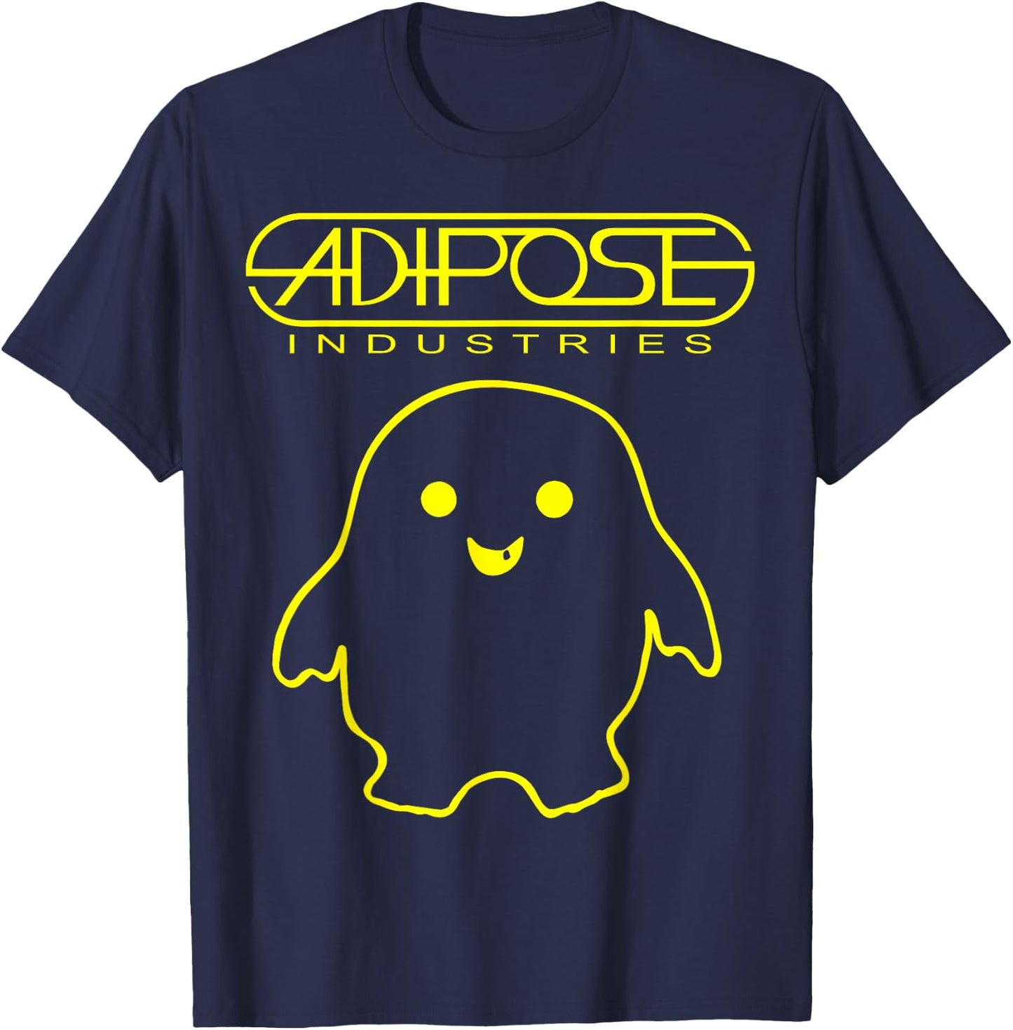 Spacetime-Tour Adipose Iconic SciFi Adventure Fan T-Shirt - T-Shirt | Navy