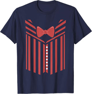 Barber Quartet Uniform | Funny Singer Costume Gift T-Shirt - T-Shirt | Navy