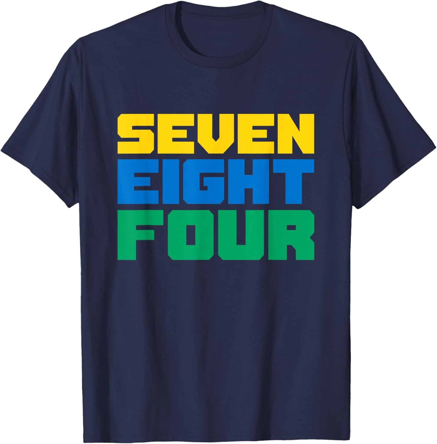 St. Vincent And The Grenadines - 784 T-Shirt - T-Shirt | Navy