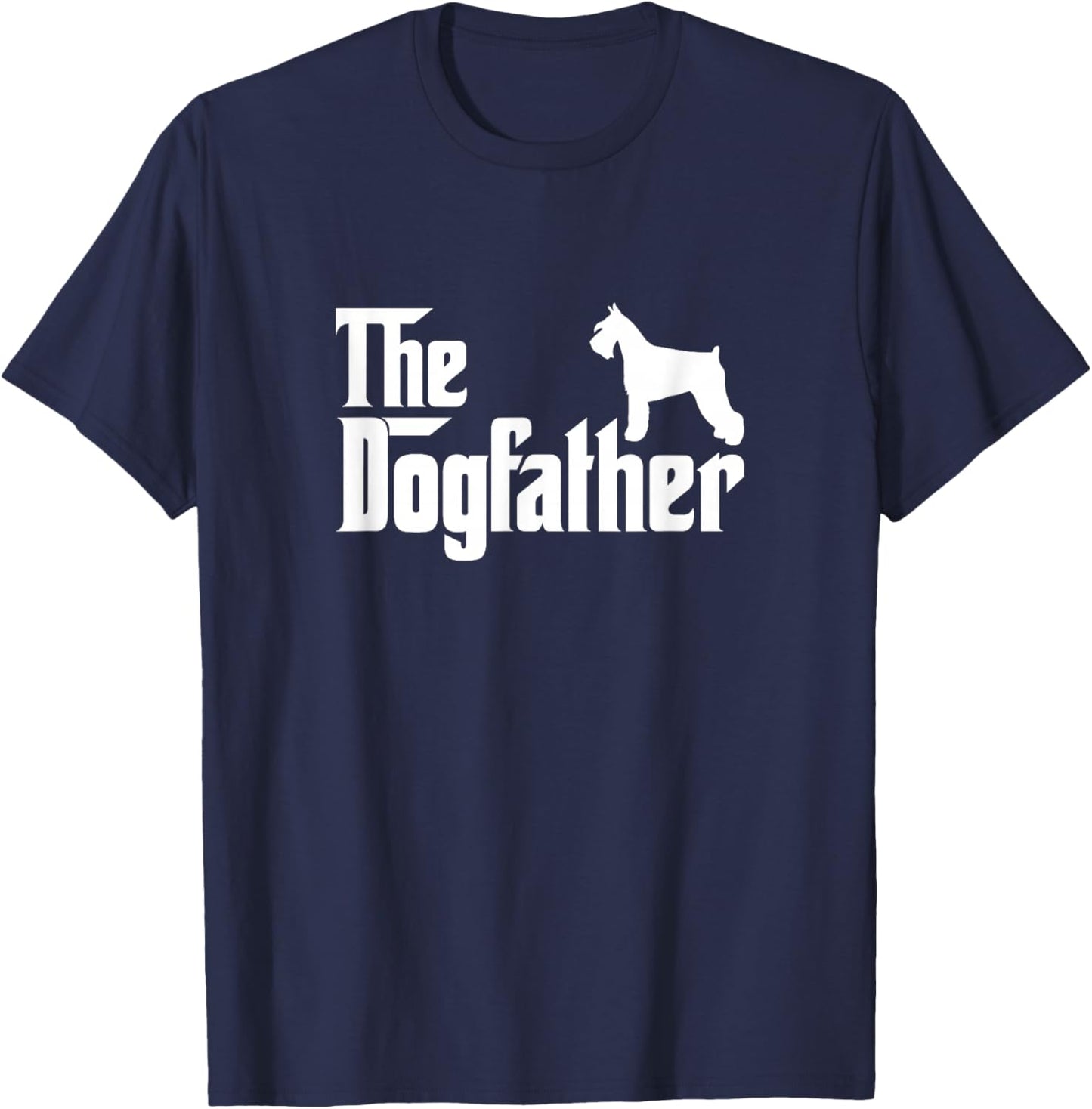 Miniature Schnauzer Lover Gift DogFather T-Shirt - T-Shirt | Navy