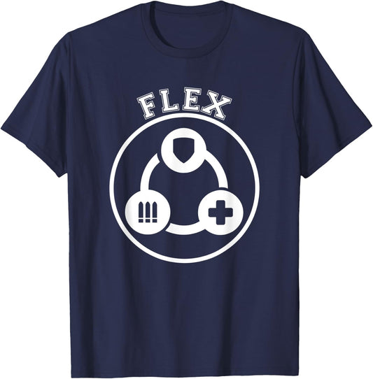 Flex Role First Person Shooter (FPS) T-Shirt - T-Shirt | Navy