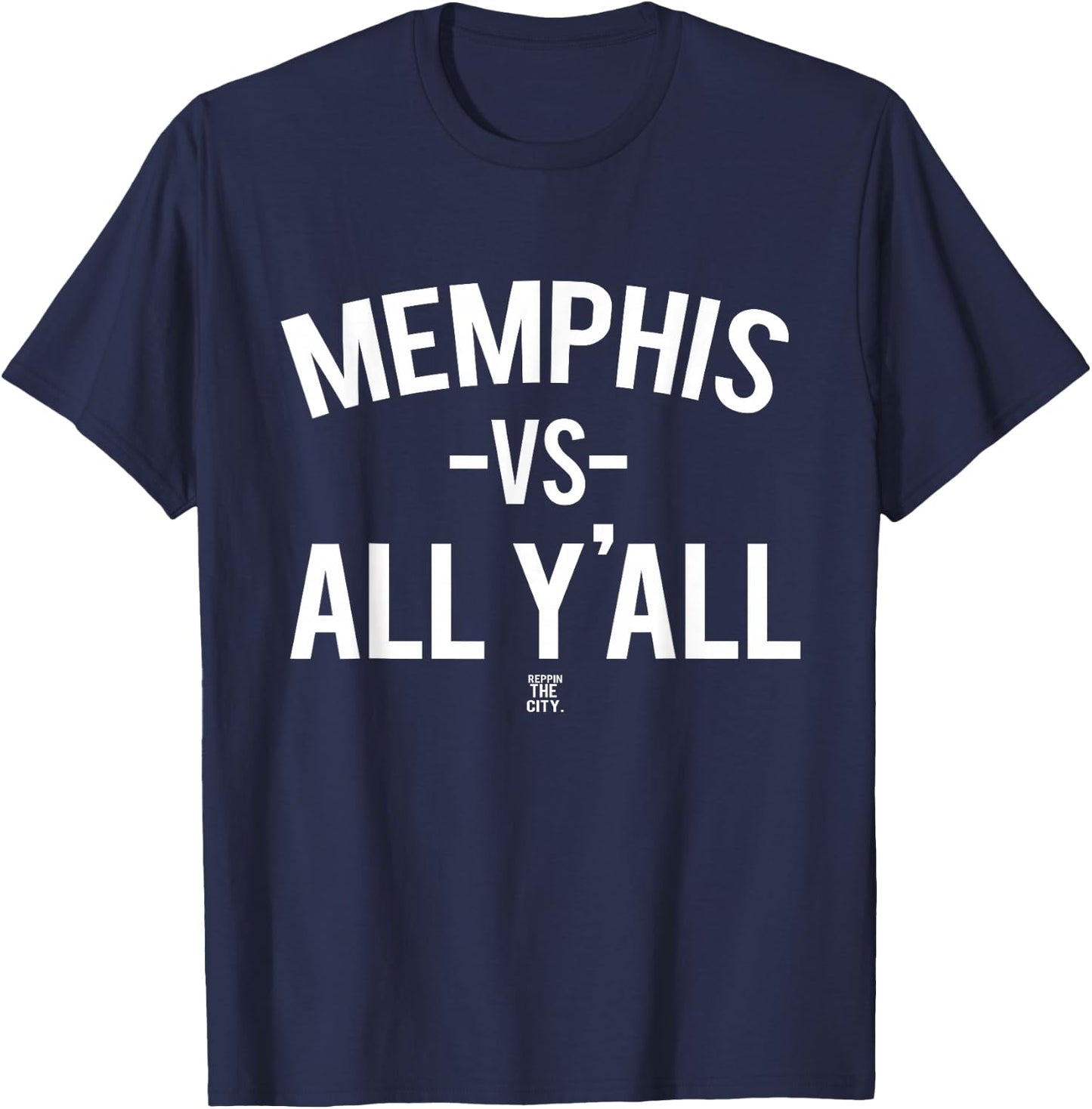 Memphis Versus All Yall T-Shirt - T-Shirt | Navy