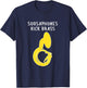 SOUSAPHONES KICK BRASS, Funny Tuba Gift, Funny Sousaphone T-Shirt - T-Shirt | Navy