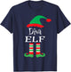 Funny Diva Elf Family Shirts matching Elves Shirt Hilarious T-Shirt - T-Shirt | Navy