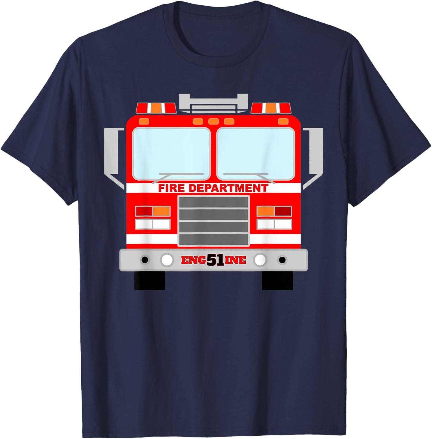 Fire Truck Halloween Costume Pretend I'm a Fire Truck T-Shirt - T-Shirt | Navy