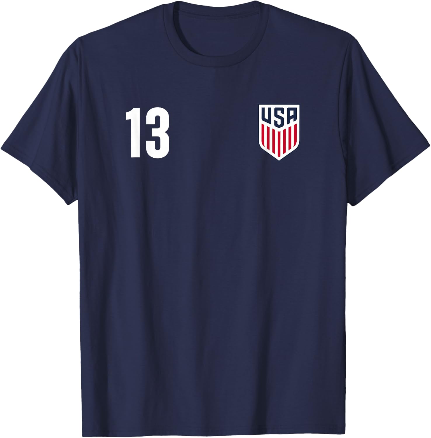 Officially Licensed US Soccer Tim Ream, Legacy #13 T-Shirt - T-Shirt | Navy