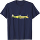 Macchi Mc 202 Folgore Italian Warbird WW2 T-Shirt - T-Shirt | Navy