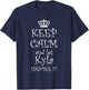 KEEP CALM and let KYLA HANDLE IT | Name Gift T-Shirt - T-Shirt | Navy