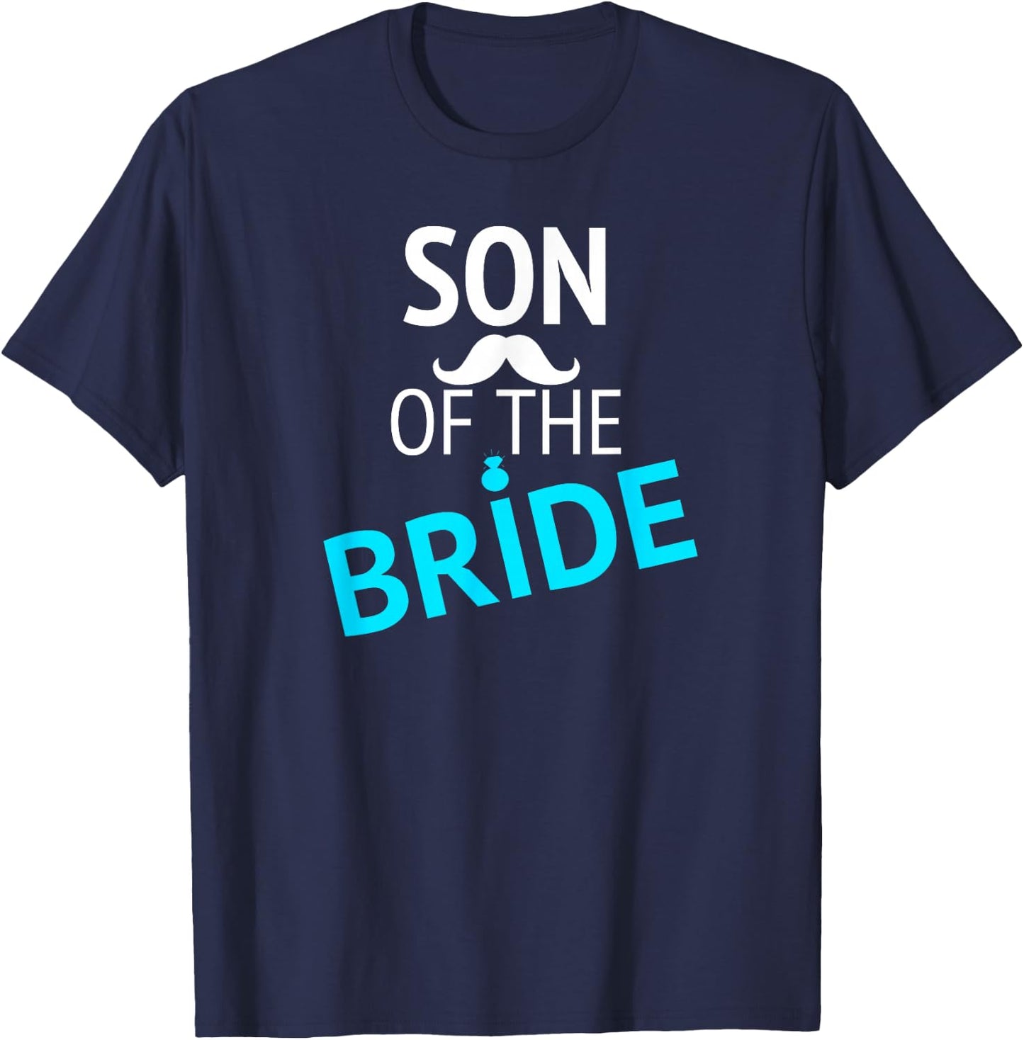 Son of the Bride Wedding shirt Son Gift Men Boy T-Shirt - T-Shirt | Navy