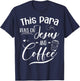 Funny Paraprofessional Teacher Para Sped Ed Parapro T-Shirt - T-Shirt | Navy
