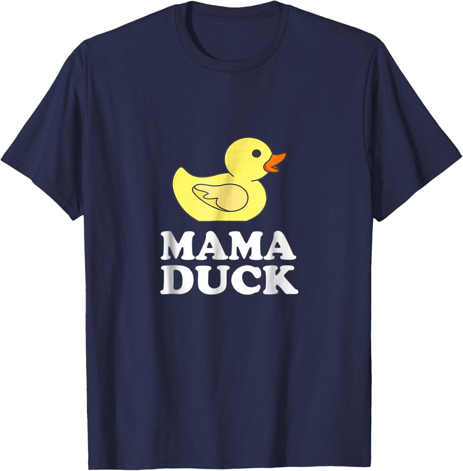 Mama Duck Funny Mother Bird Gift T-Shirt - T-Shirt | Navy