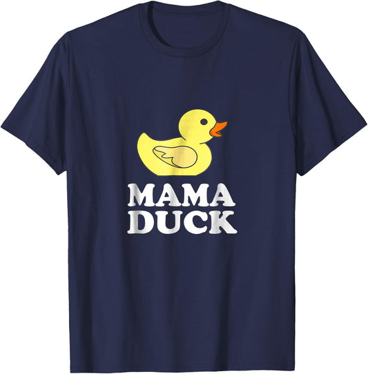 Mama Duck Funny Mother Bird Gift T-Shirt - T-Shirt | Navy