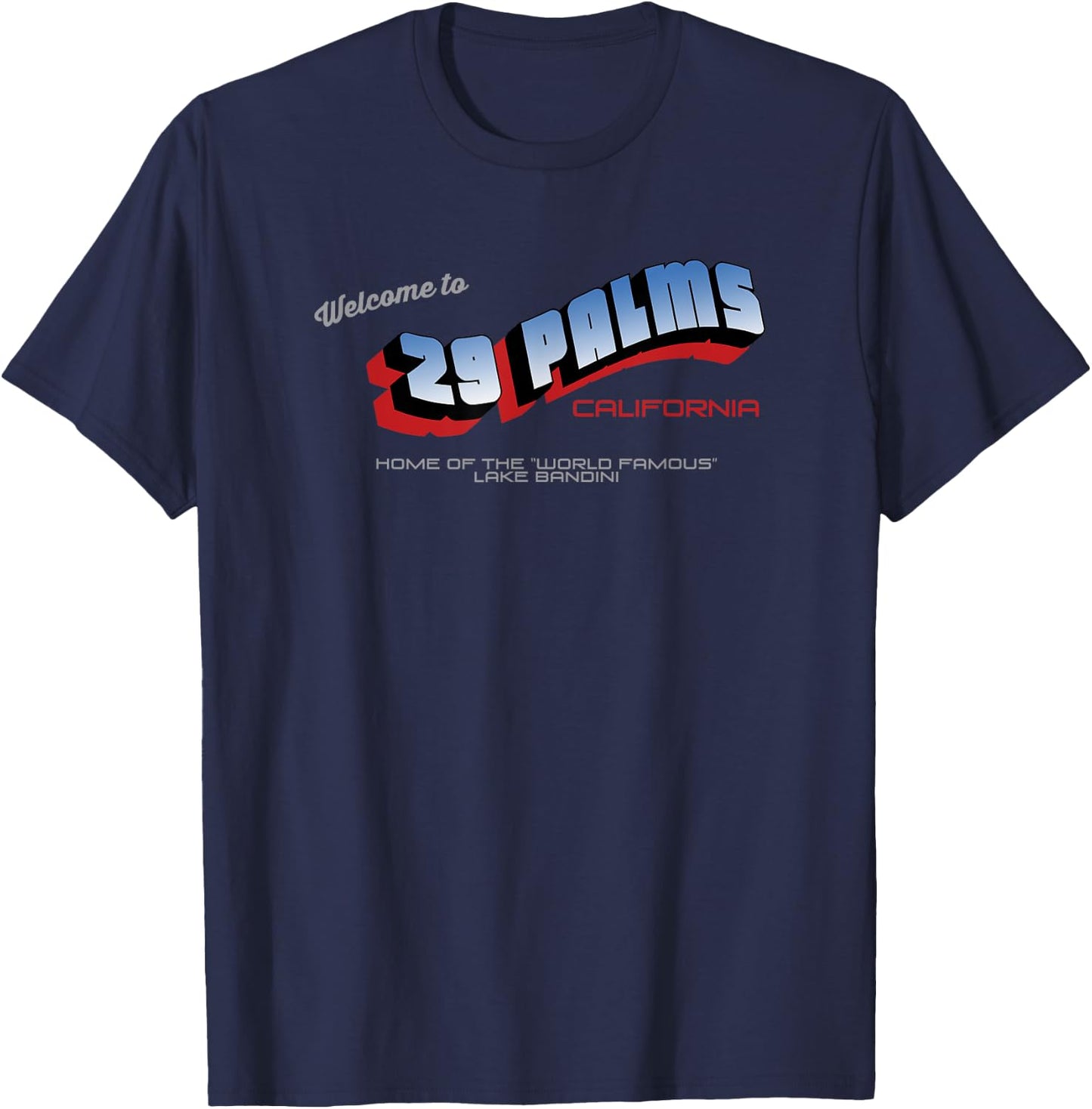 Welcome to 29 Palms California T-Shirt - T-Shirt | Navy