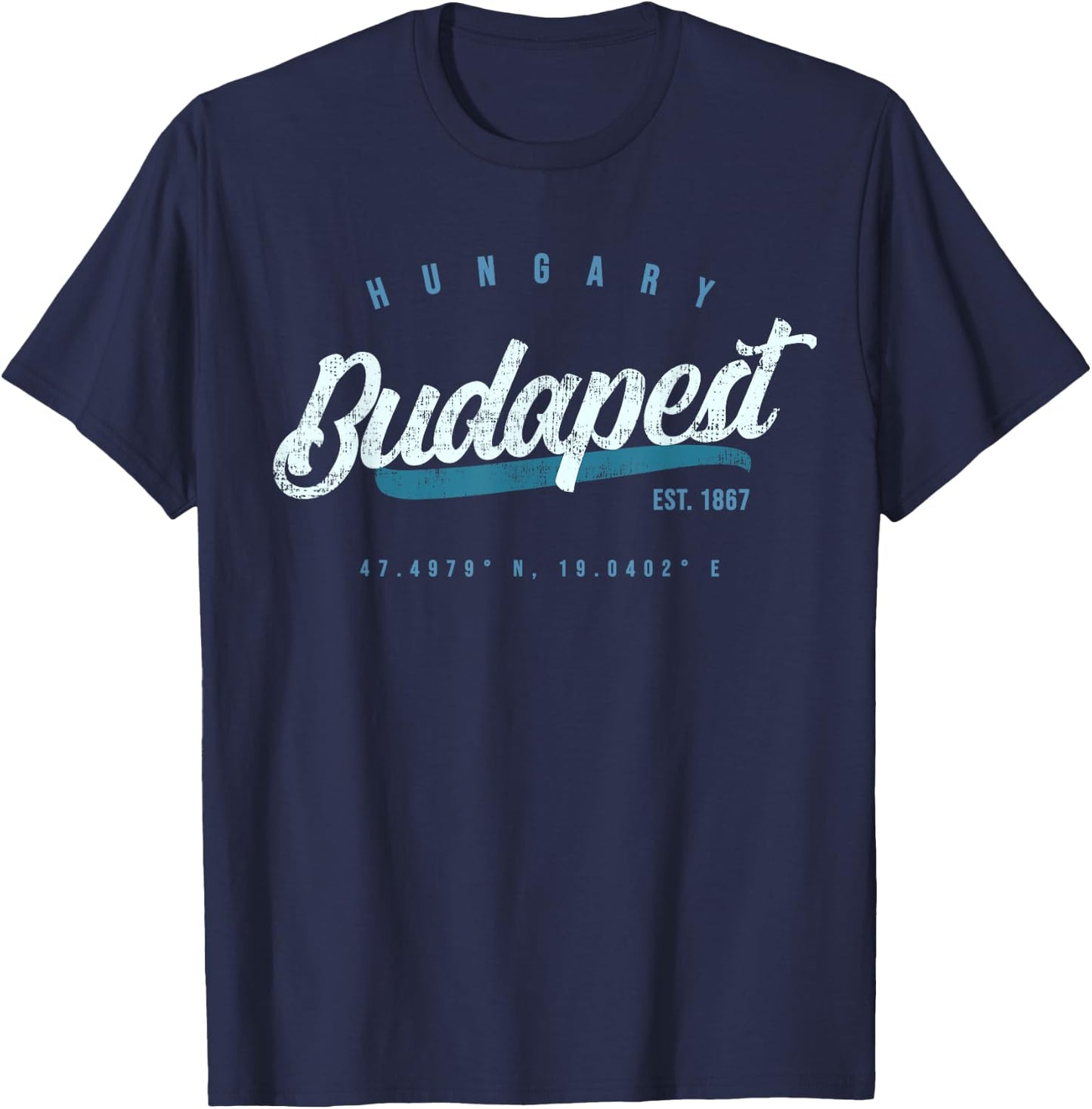 Budapest Hungary T-Shirt - T-Shirt | Navy