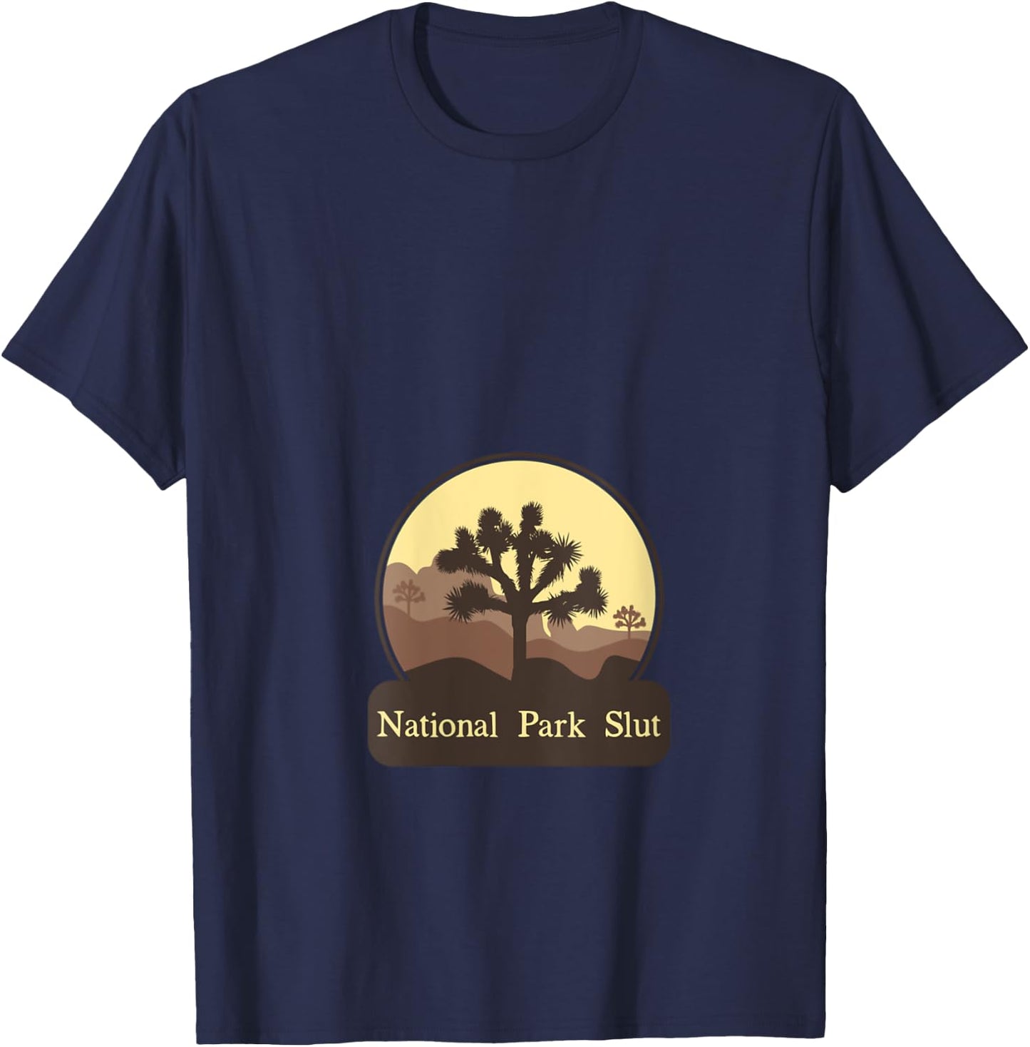 National Park Slut V-Neck T-Shirt - T-Shirt | Navy