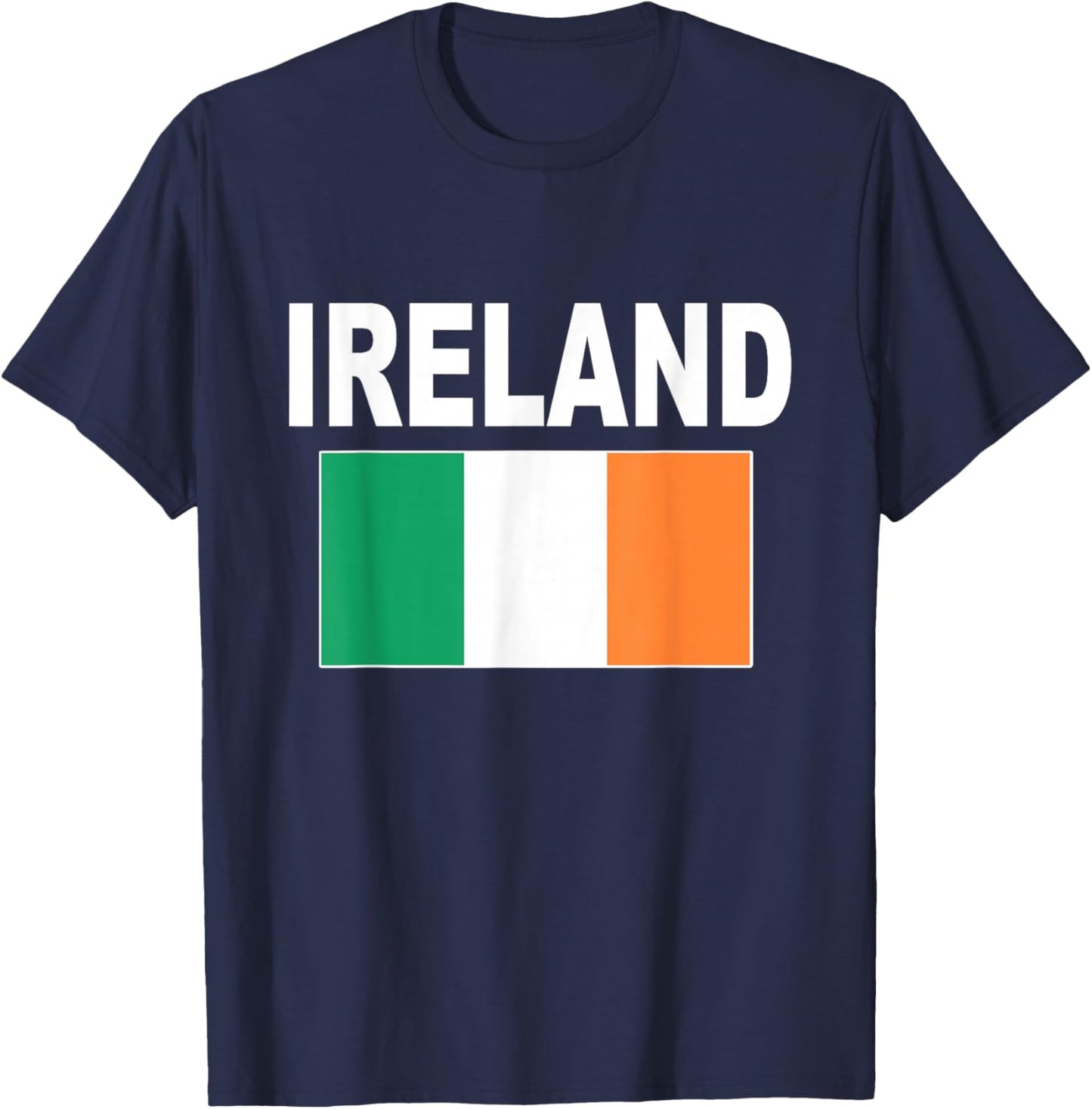 Ireland Flag Cool Men Women Eire Bratach Irish T-Shirt - T-Shirt | Navy