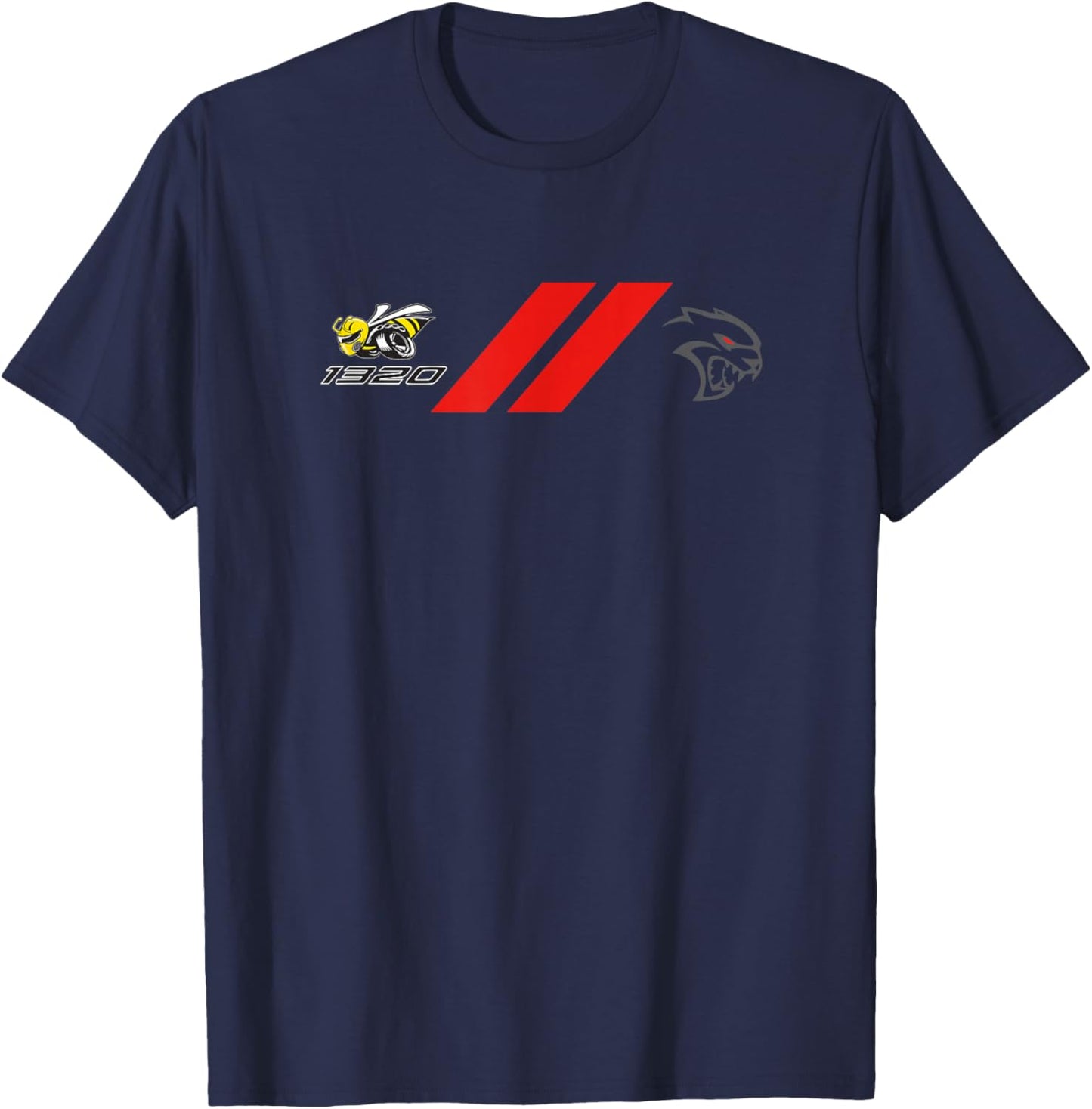 Dodge 1320 // Hellcat Logo T-Shirt - T-Shirt | Navy