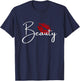 Beauty Matching Couple Outfit Gift T-Shirt - T-Shirt | Navy