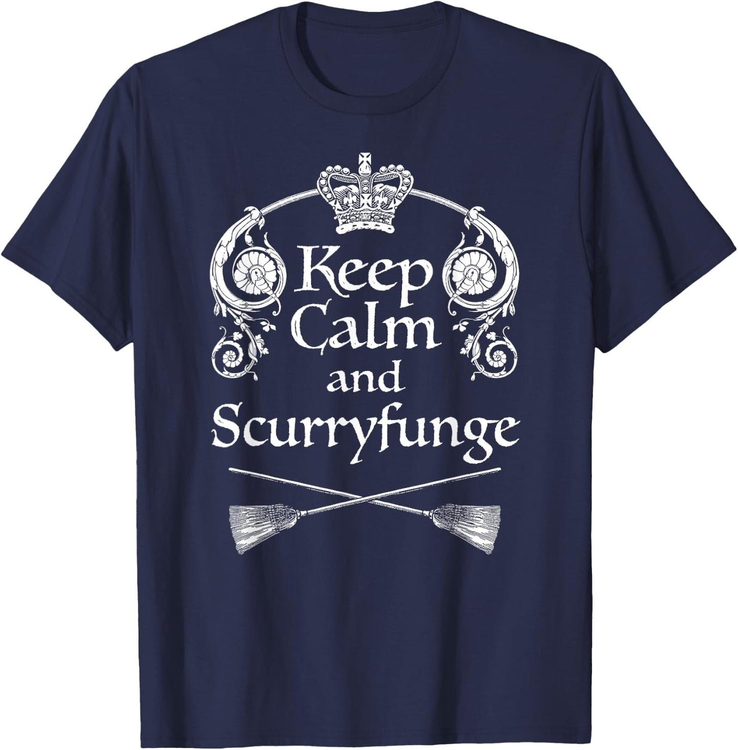 Keep Calm and Scurryfunge T-Shirt - T-Shirt | Navy
