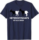 Heterozygoats Just Allele Uneven Funny Genetics T-Shirt - T-Shirt | Navy