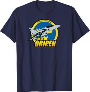 JAS 39 Gripen T-Shirt - T-Shirt | Navy