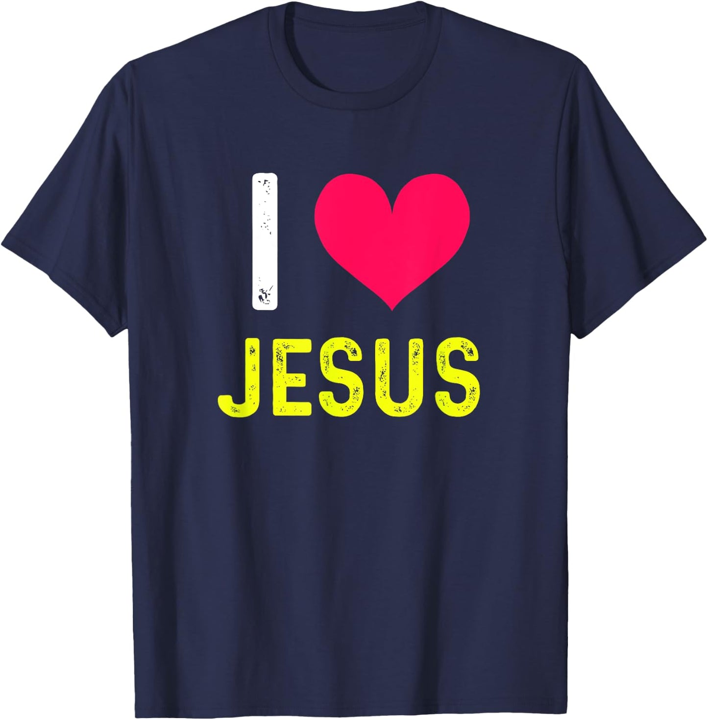 Christian, God and Jesus Christ Lover T-Shirt - T-Shirt | Navy