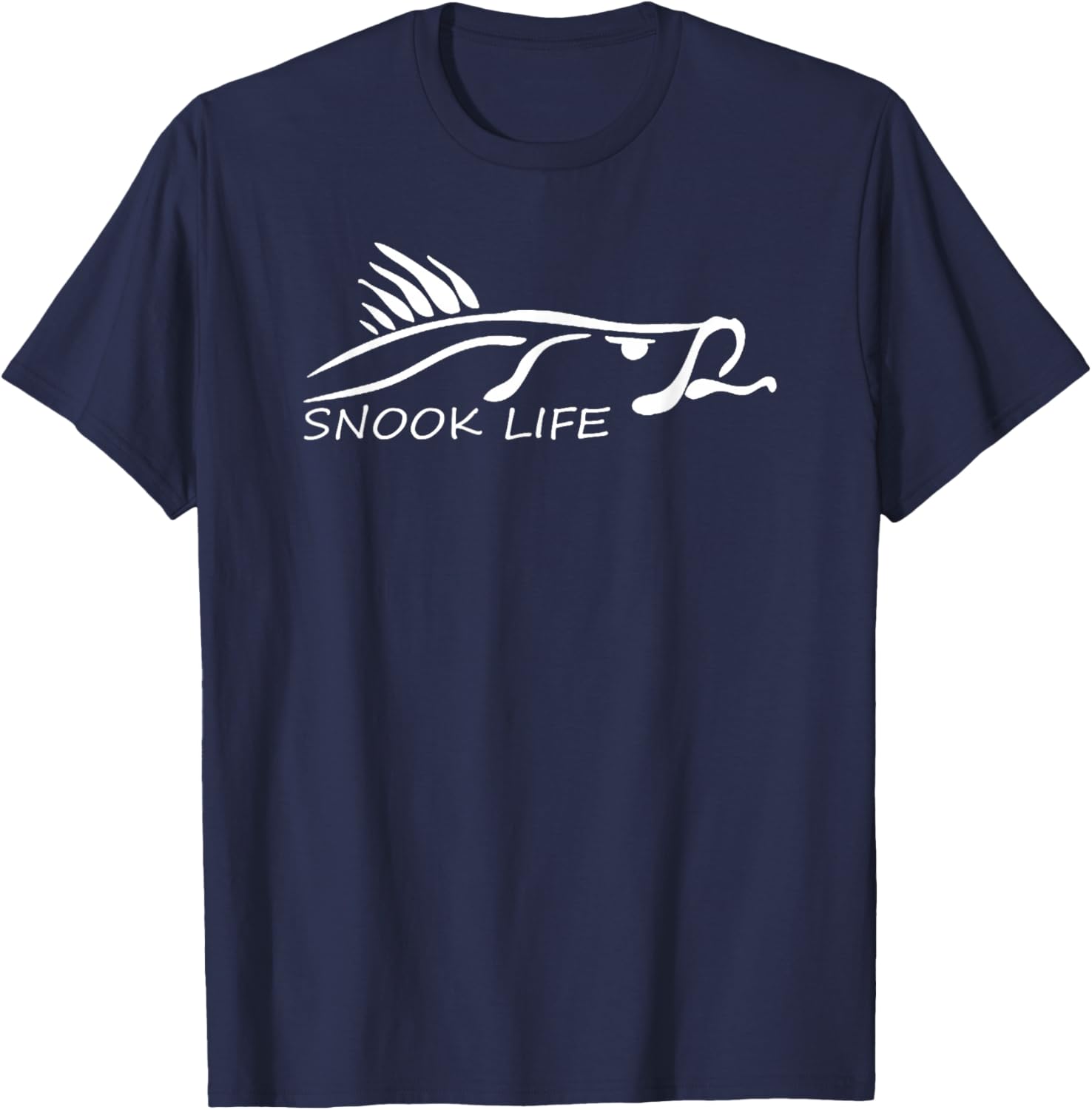 Snook Fishing - Saltwater Snook T-Shirt - T-Shirt | Navy