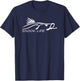 Snook Fishing - Saltwater Snook T-Shirt - T-Shirt | Navy