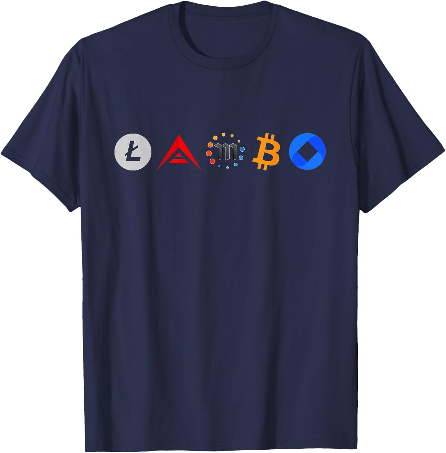 How To Spell Lambo Crypto Shirt Blockchain Revolution T-Shirt - T-Shirt | Navy