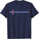 Iceland Flag Travel Holiday Scandinavia Pride Reykjavik T-Shirt - T-Shirt | Navy