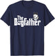 The-Dogfather Husky Puppy Owner Dog Parent T-Shirt - T-Shirt | Navy