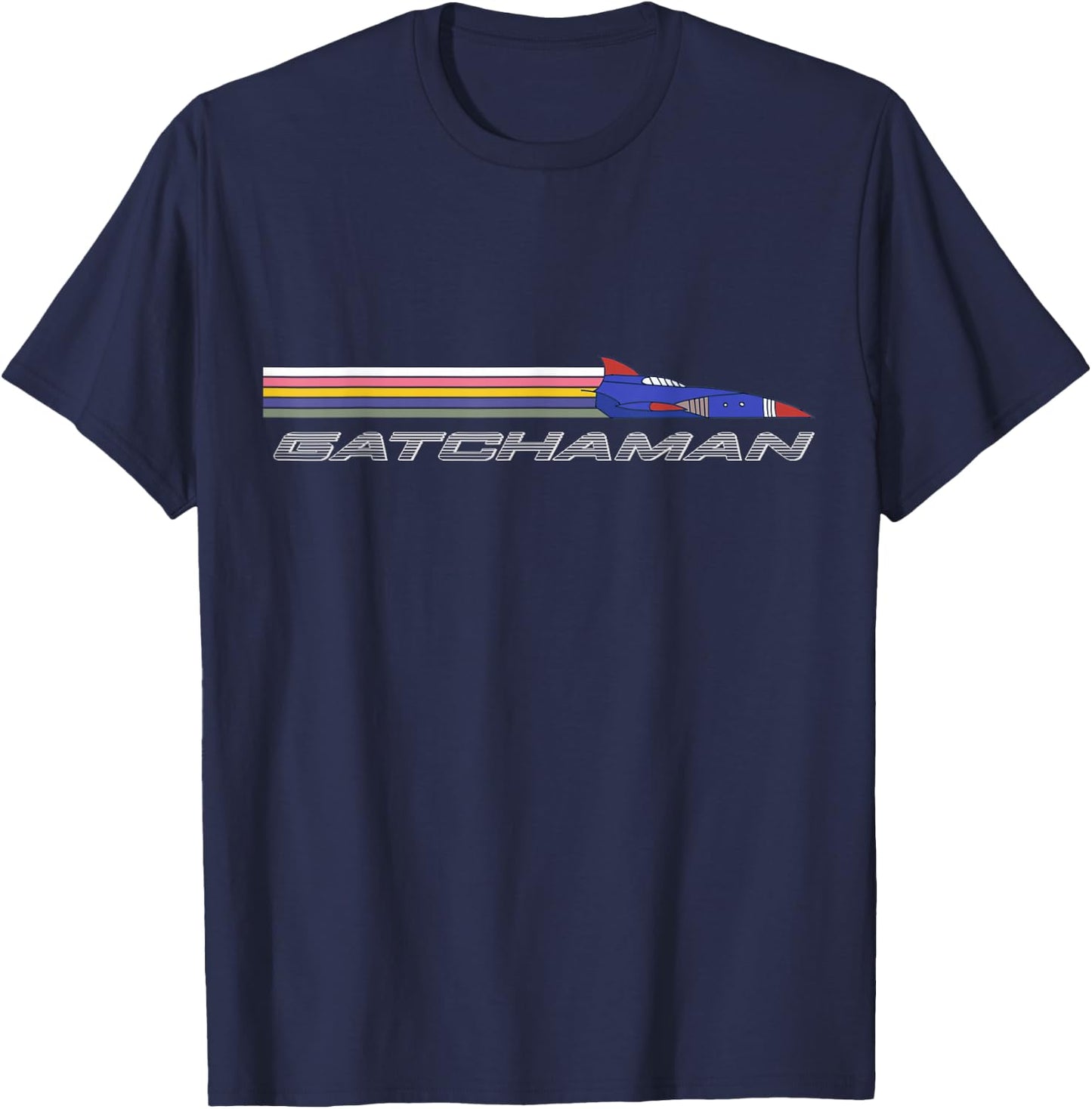 Battle of the planets Ship Gatchaman G Force Phoenix T-Shirt - T-Shirt | Navy