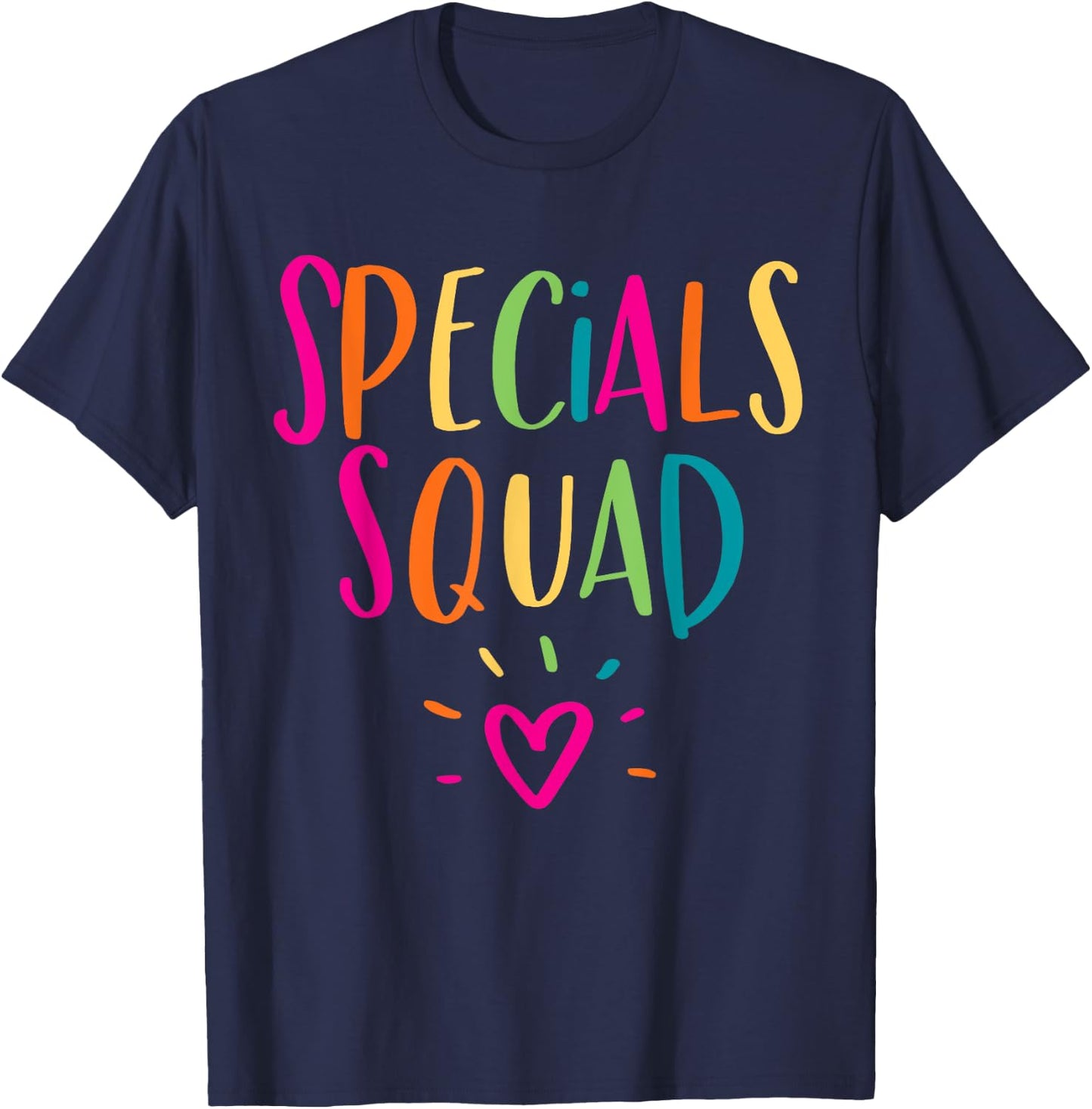 Specials Squad Art Music PE Tech Gym Teacher Team T-Shirt - T-Shirt | Navy