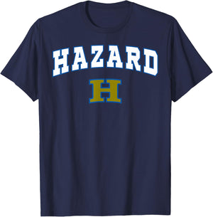Hazard High School Bulldogs C2 T-Shirt - T-Shirt | Navy