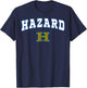 Hazard High School Bulldogs C2 T-Shirt - T-Shirt | Navy