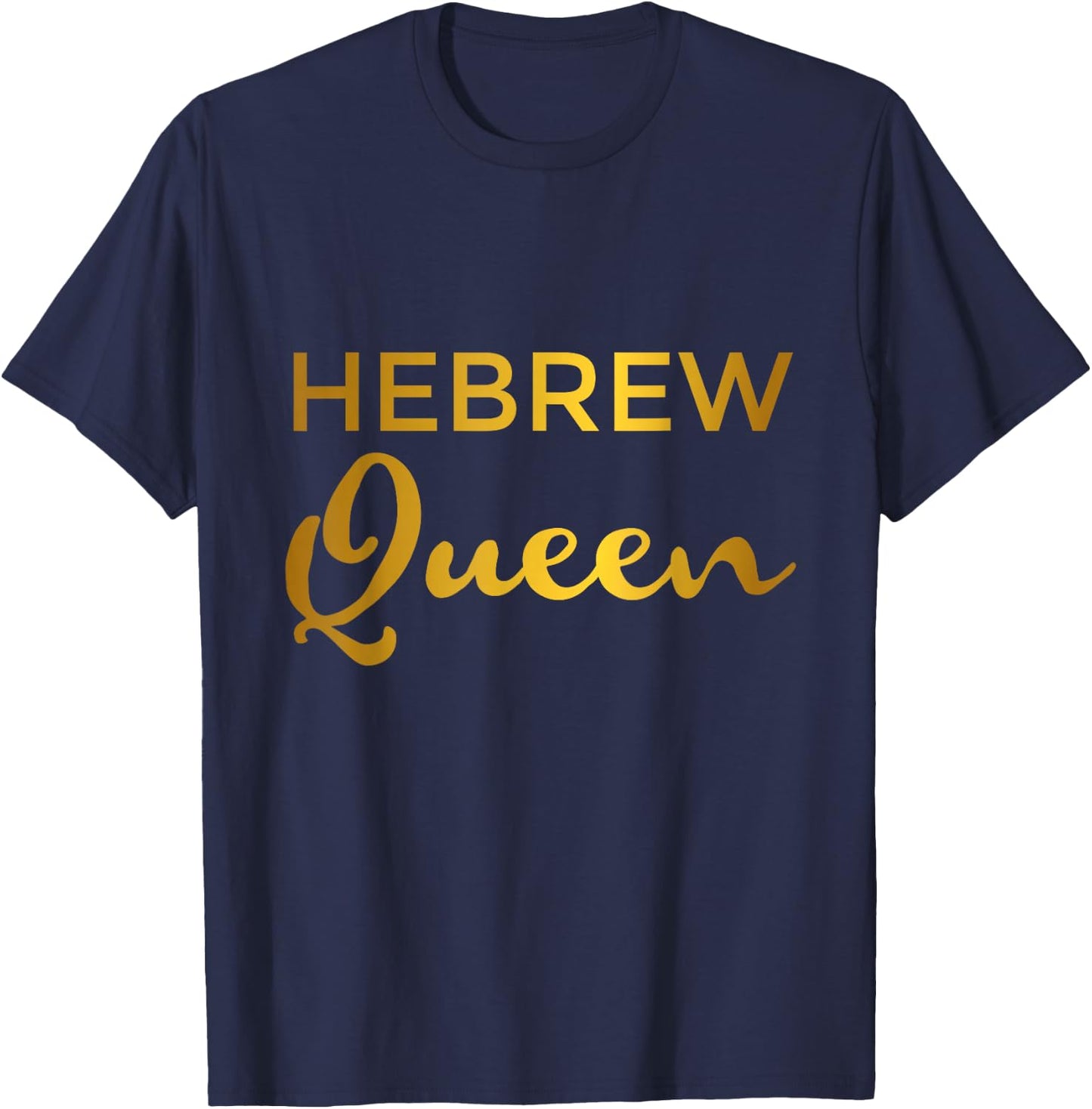 Hebrew Queen Shirt Hebrew Israelite Clothing Lion of Judah T-Shirt - T-Shirt | Navy