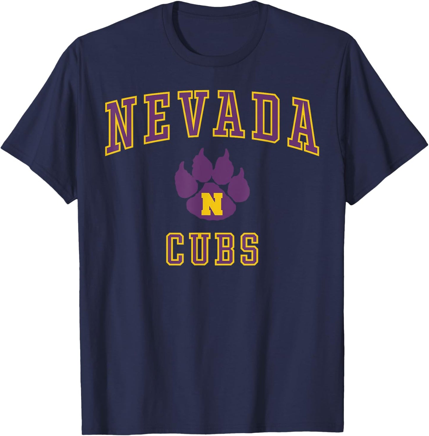 Nevada High School Cubs C1 T-Shirt - T-Shirt | Navy