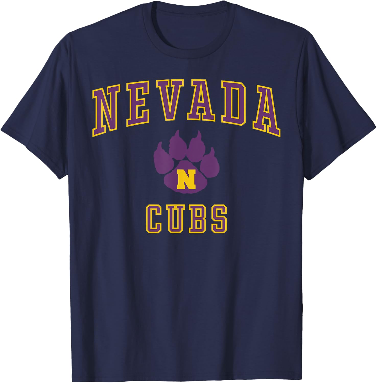 Nevada High School Cubs C1 T-Shirt - T-Shirt | Navy