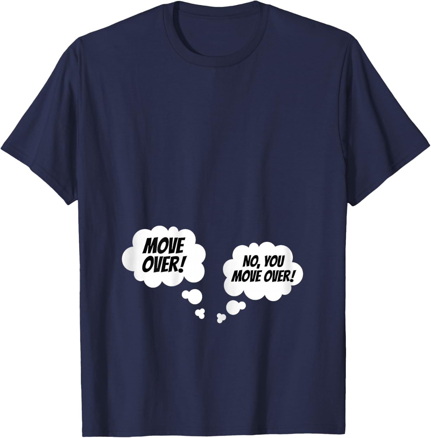 Pregnancy Announcement Future Mom Expecting Parents Dad T-Shirt - T-Shirt | Navy