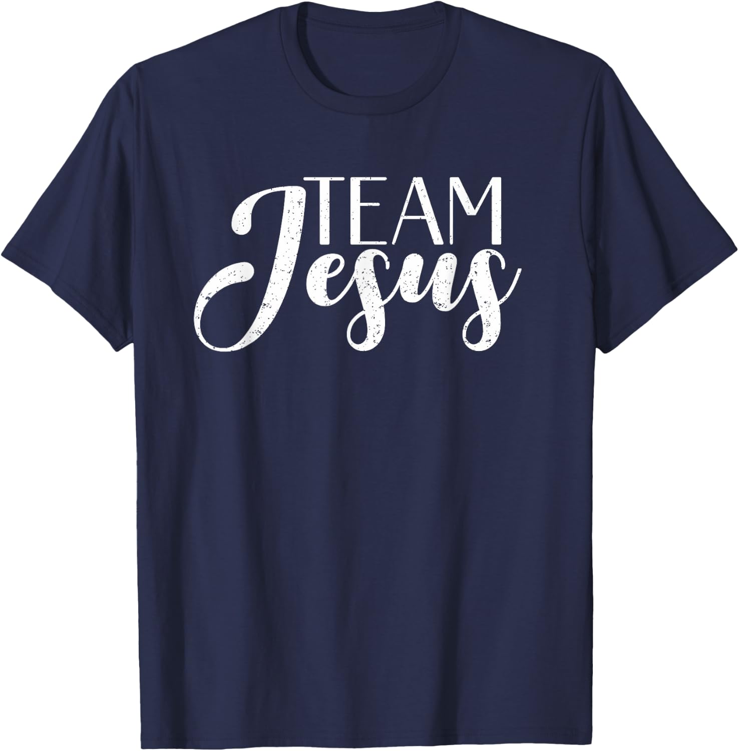 Team Jesus | Christian Jesus T-Shirt - T-Shirt | Navy